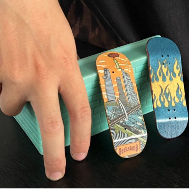 Dốc Trượt Ván Ngón Tay Fingerboard Quarter Skate - Sleek Fingerboards Việt.
