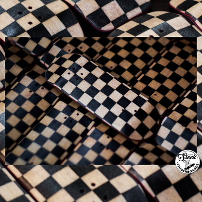 Sleekfb Cắt Ghép CHESSBOARD Deck - Split 88 Black White