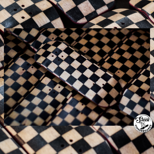 Sleekfb Cắt Ghép CHESSBOARD Deck - Split 88 Black White