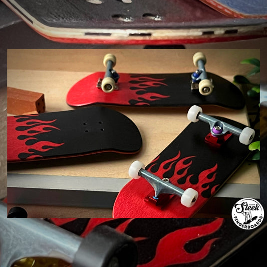 Sleekfb La Flame Deck - Split Lửa Cháy Đỏ Red