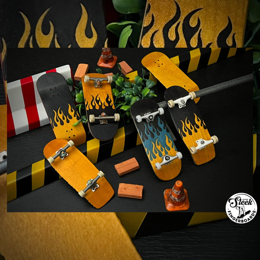 Sleekfb La Flame Deck - Split Lửa Cháy Vàng Yellow